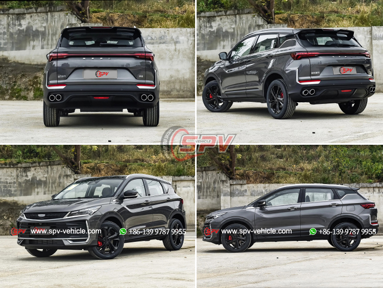 Geely Coolray L Family Car - Different Side View